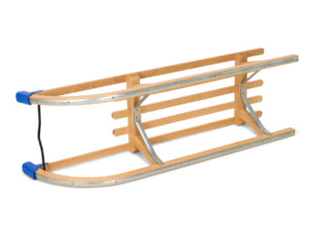 Slittino Davos di legno 90cm Azul - immagine 3