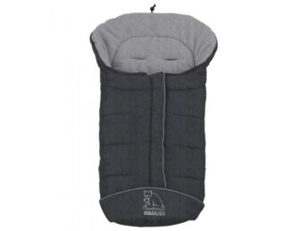 Sacco da slitta per bambino Eisbärchen grigio blu