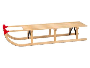 Slittino Davos di legno 120cm