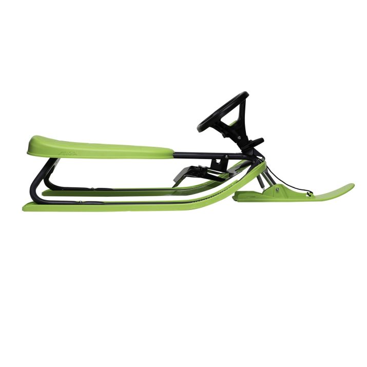 Slittino da neve con volante Stiga Snowracer Iconic verde-nero - immagine 3