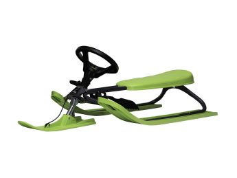Slittino da neve con volante Stiga Snowracer Iconic verde-nero