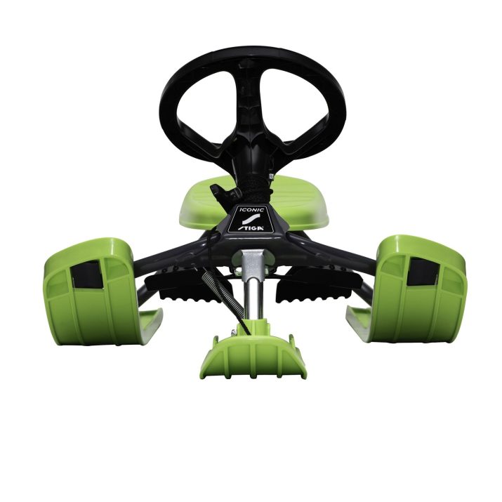 Slittino da neve con volante Stiga Snowracer Iconic verde-nero - immagine 5