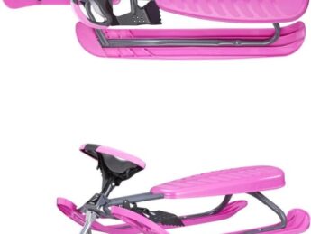 Slittino Bob Stiga Snowracer Color PRO Rosa - immagine 3