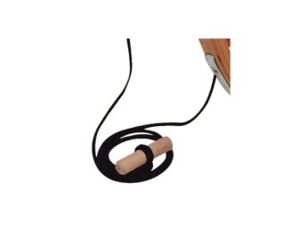 Slittino in legno Gloco Davos 110cm con schienale nero - immagine 6